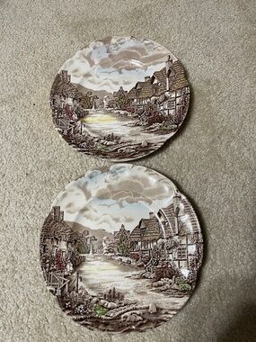 Johnson Brothers Olde English Countryside china - 2 - 10" plates England